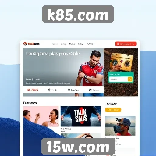 Novidades na interface do site k85.com