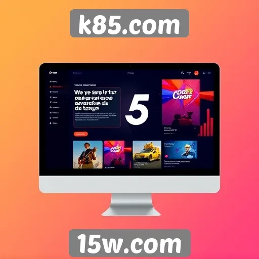 Análise da interface do usuário do site k85.com